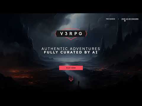 WELCOME to V3RPG - AI curated roll-playing game