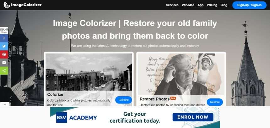 Imagecolorizer Ai Art Tool Review : Pro Or Cons 2023 New Updated