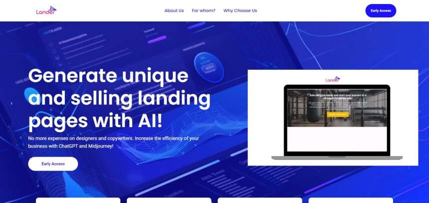 Lander  Ai Landing Page Generator Review : Pro Or Cons 2023 New Updated
