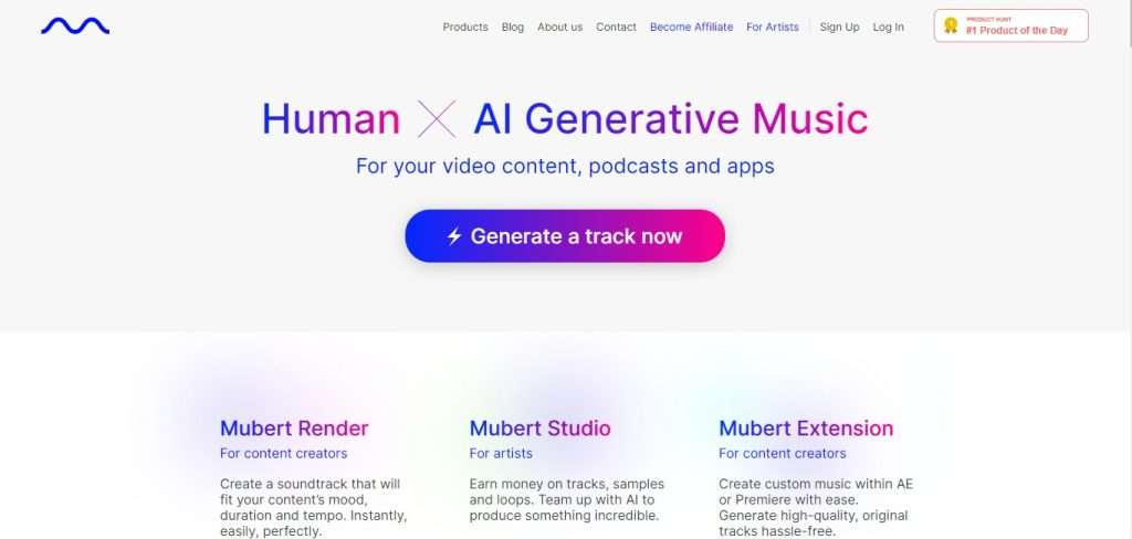  Mubert AI (Best Ai Music Editor Tools)