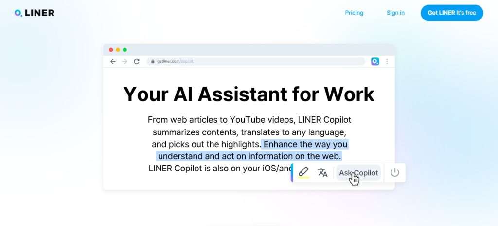 Liner (Best Ai affiliates Program)