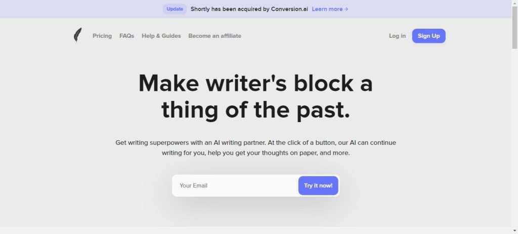 Shortly (Best AI Writing Tools & Apps)