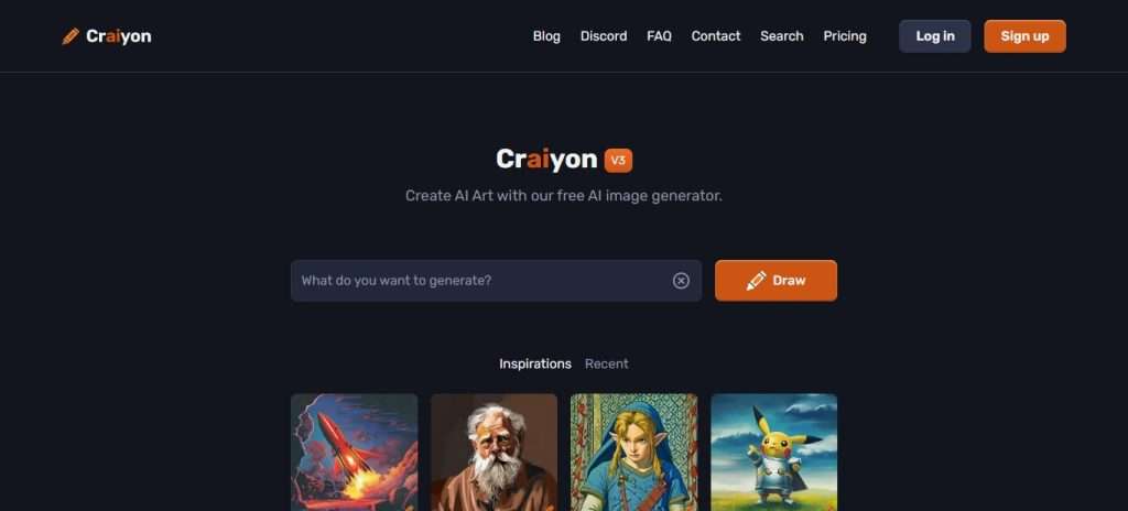 Craiyon (Best AI Writing Tools & Apps)