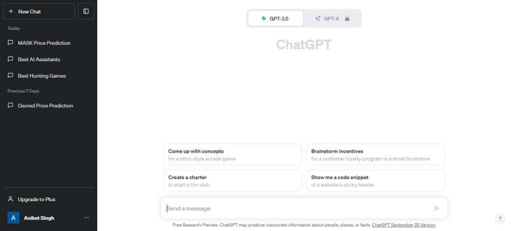 ChatGPT (Best AI Assistants)