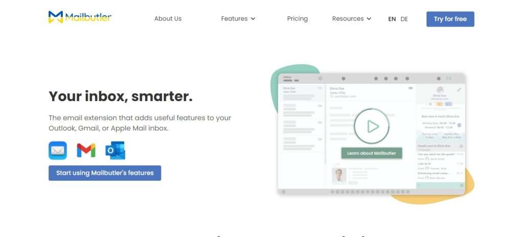Mailbutler (Best AI Email Tools)