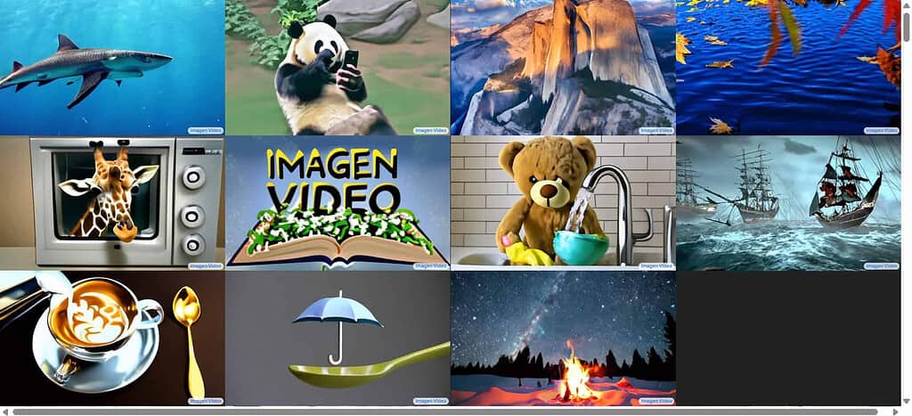 Google Imagen Text to Video Generator
