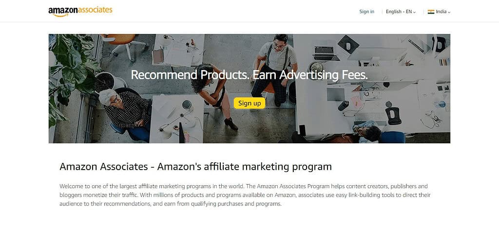 Amazon Associates (Best Ai Affiliates Programs)