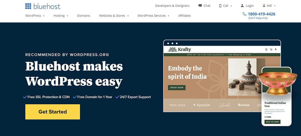 Bluehost (Best Ai Affiliates Programs)
