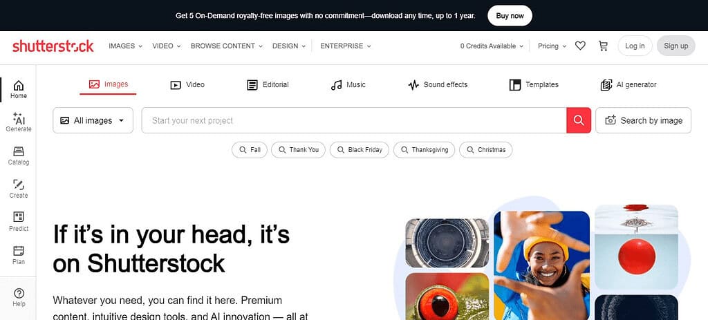 Shutterstock (Best Ai Affiliates Programs)