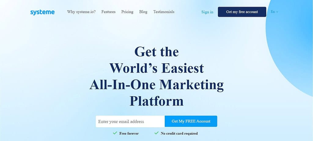 Systeme.io (Best Ai Affiliates Programs)