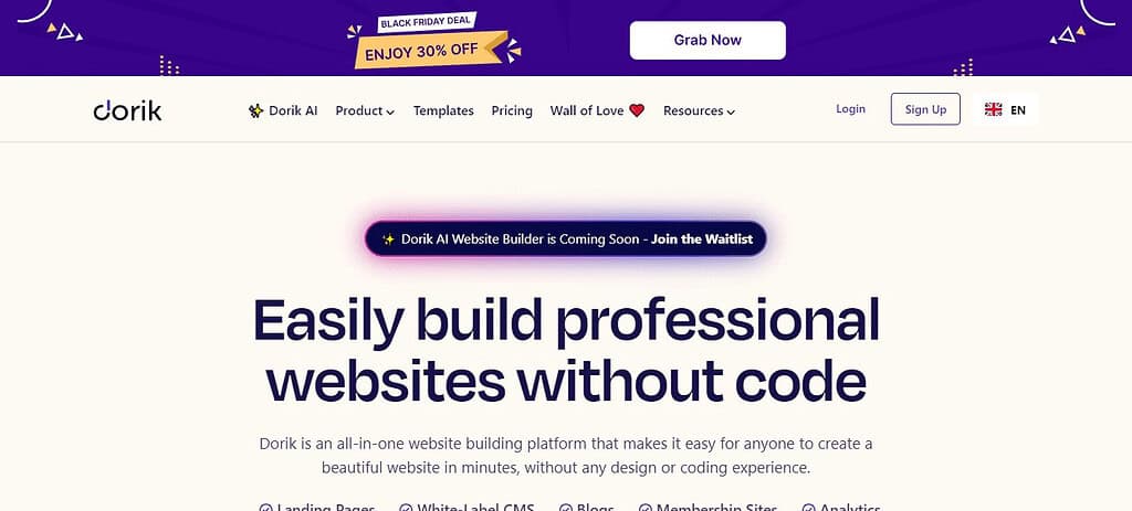 Dorik (Best Ai Affiliates Programs)