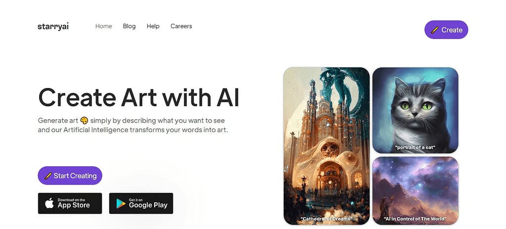 StarryAi (Best Ai Art Generators )