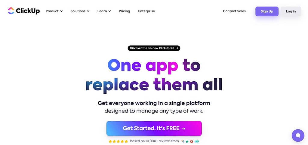 ClickUp (Best Quillbot Alternatives)
