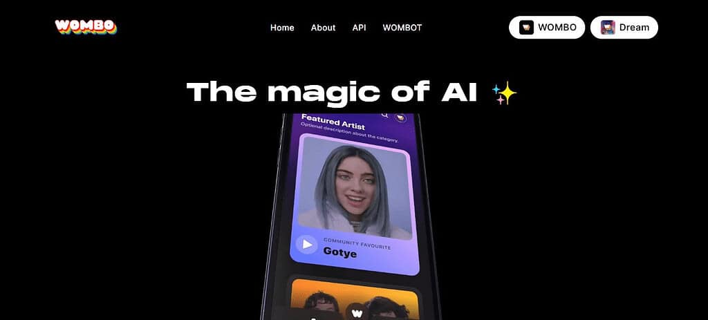 WOMBO Dream (Best Ai Art Generators )