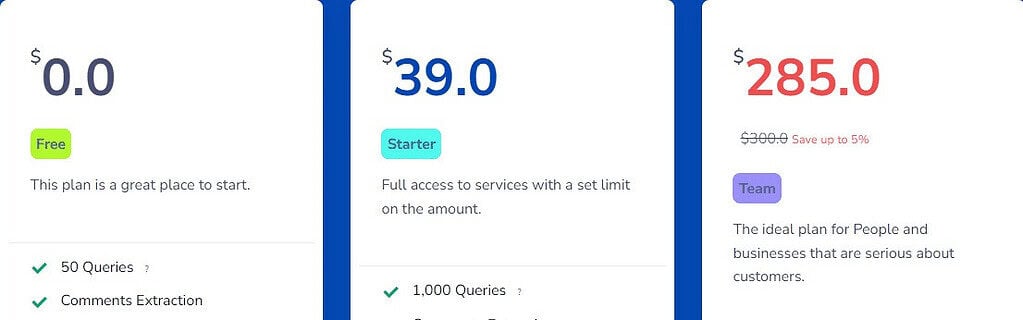 Extracting Comments Insights Ai Price & Information