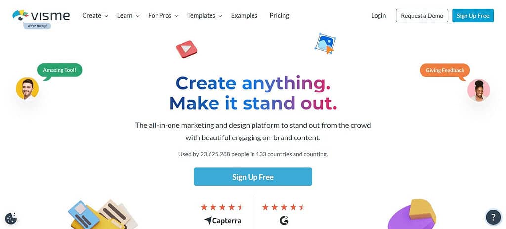 Visme (Best Ai Art Generators )