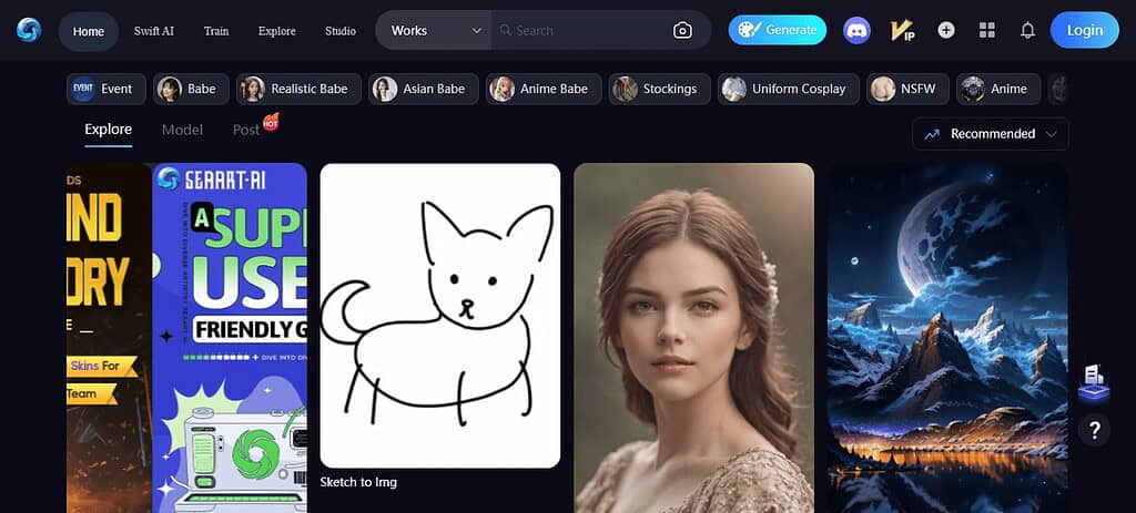Sea Art (Best Ai Art Generators )