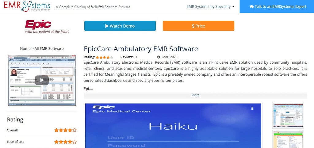 EpicCare EMR