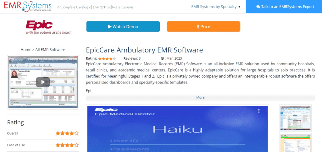 EpicCare EMR
