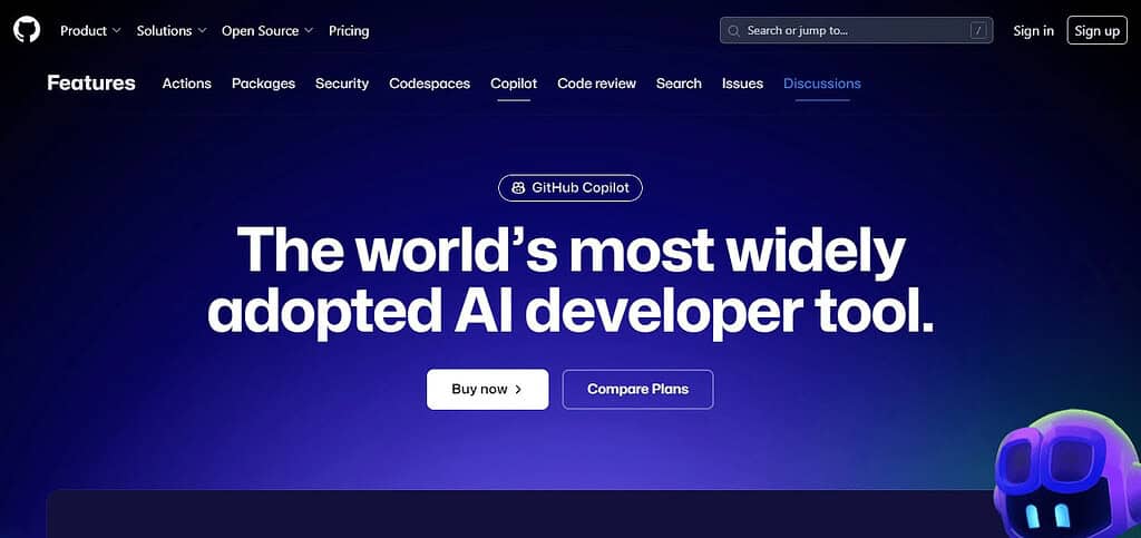 GitHub Copilot (Best Chat Gpt Alternatives)