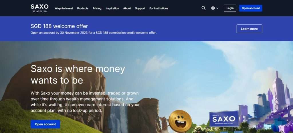 Saxo Bank  (Best Forex Brokers For Beginners)