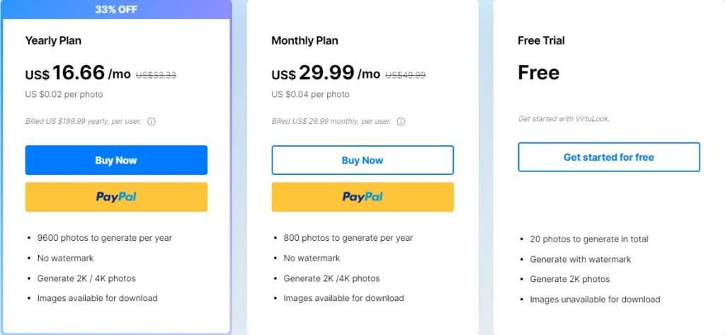 Wondershare VirtuLook Price & Information