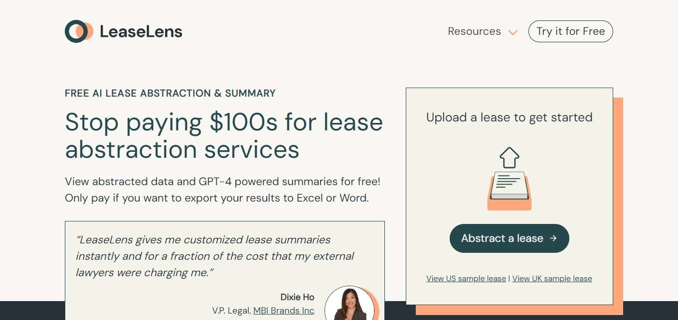 Leaselens ai review for 2024 prices features most
