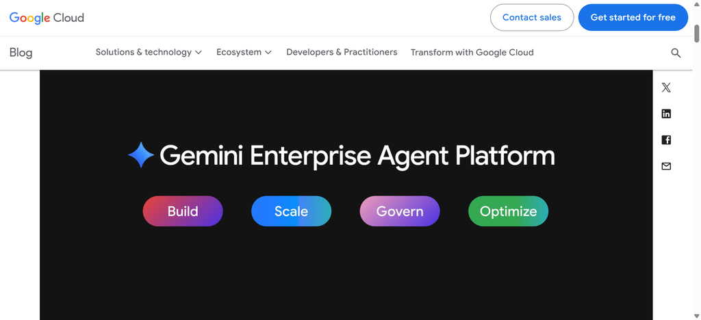 Google Gemini Enterprise Agent Platform