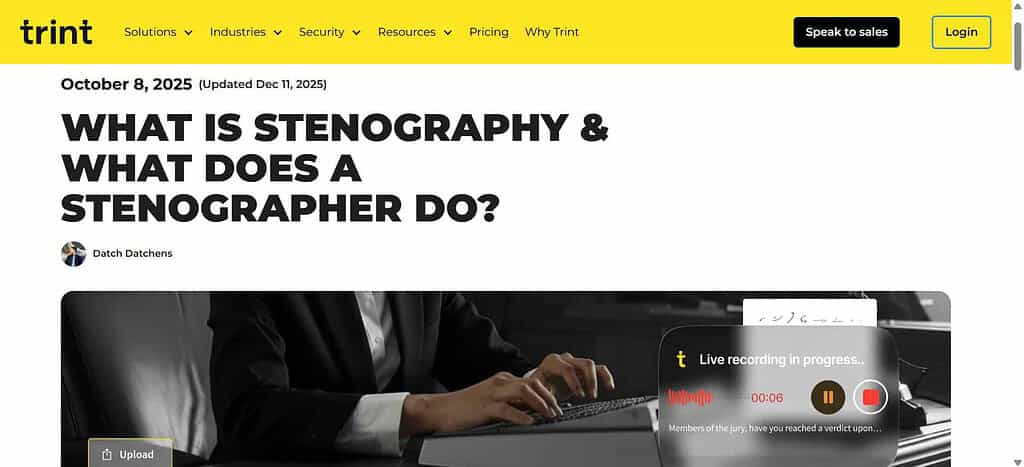 Stenography