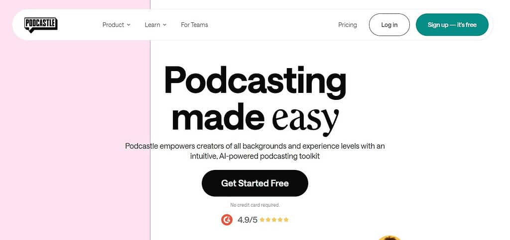Podcastle (Best Ai Chrome Plugin)