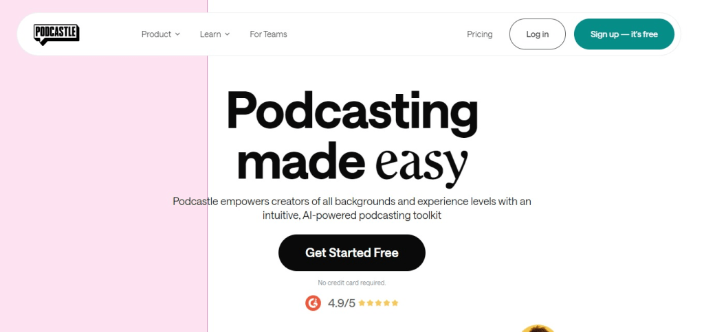  Podcastle (Best Ai Chrome Plugin)