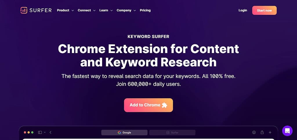 Keyword Surfer