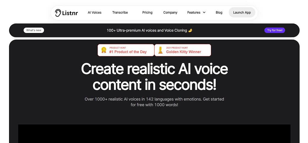 Listnr (Best Ai Tools In India)