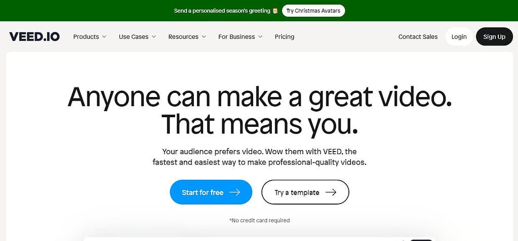 Veed (Best Ai Tools In India)