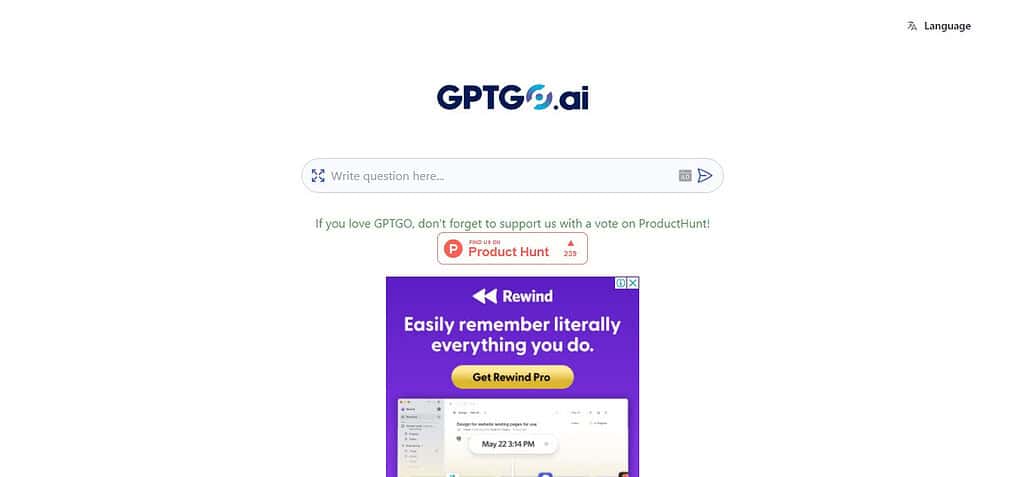 GPTGo (Best Ai Tools In USA)