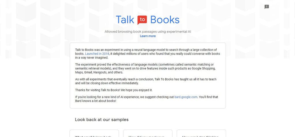 Talk To Books (Best Ai Tools In USA)