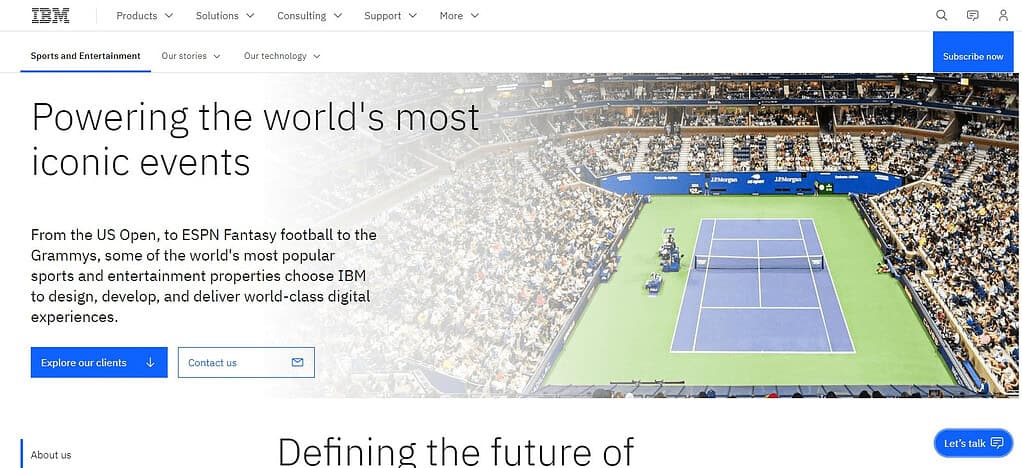 IBM Watson Sports Insights