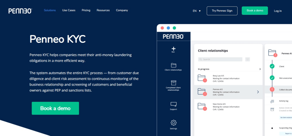 Penneo KYC (Best Anti Money Laundering Software)