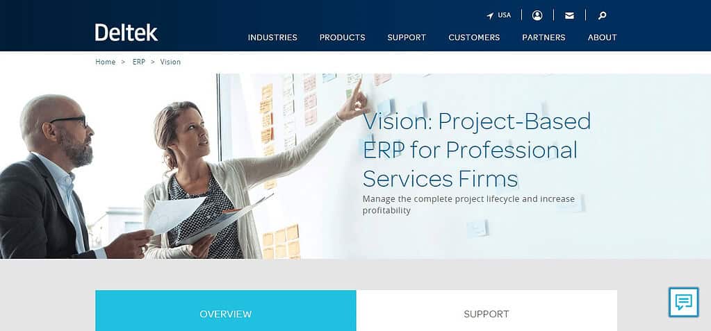 Deltek Vision (Best Professional Services Automation Software)