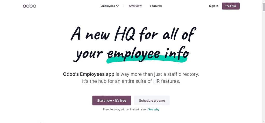 Odoo Employees