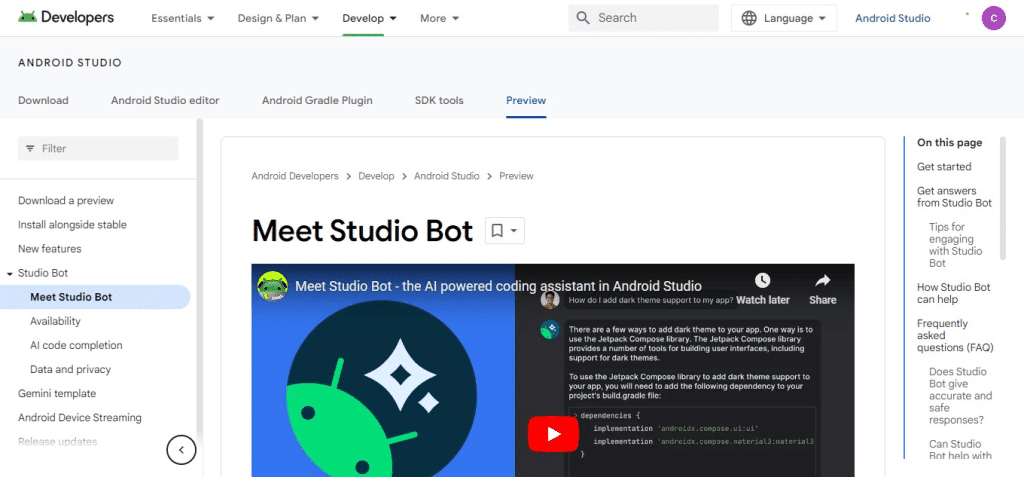Android Studio Bot