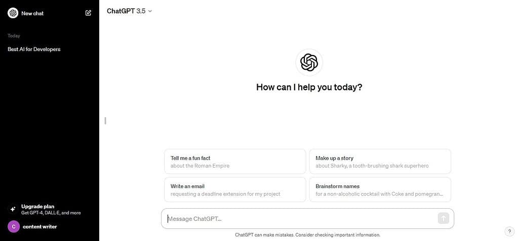 ChatGPT (Best Ai Tools For Developers)