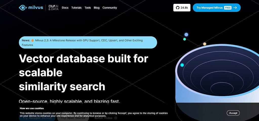 Milvus (Best Ai Tools For Developers)