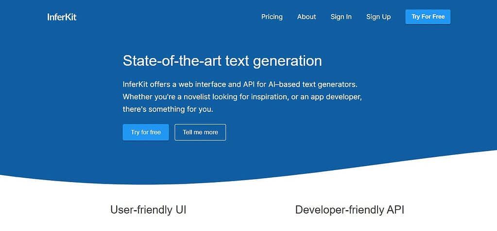 InferKit (Best Ai Tools For Developers)