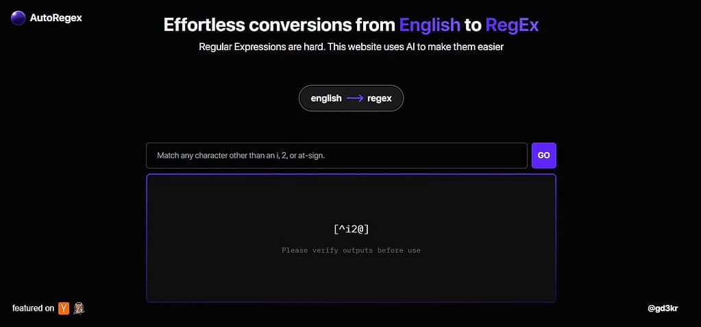 AutoRegex