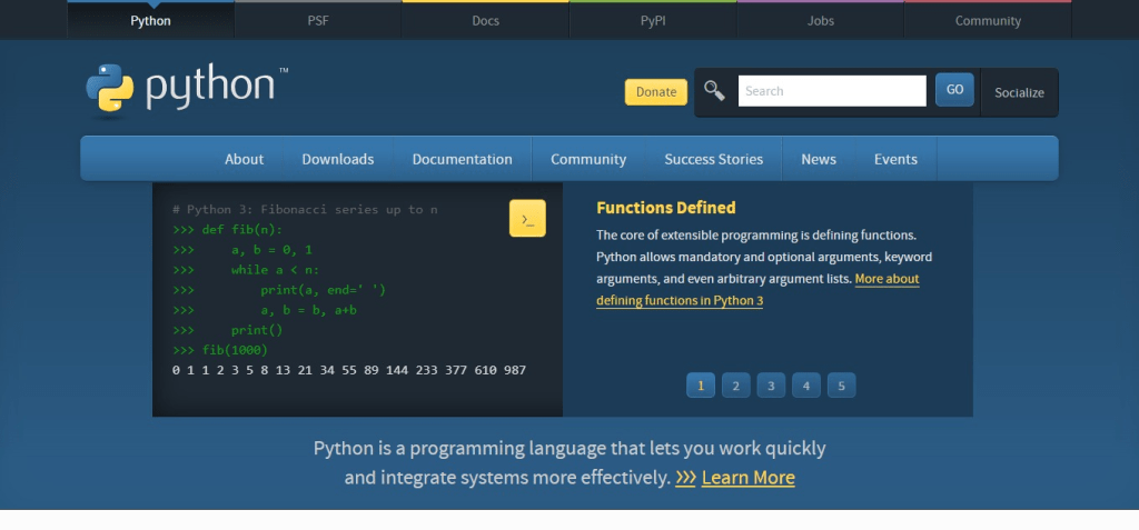 Python (Best Ai Programming Language)