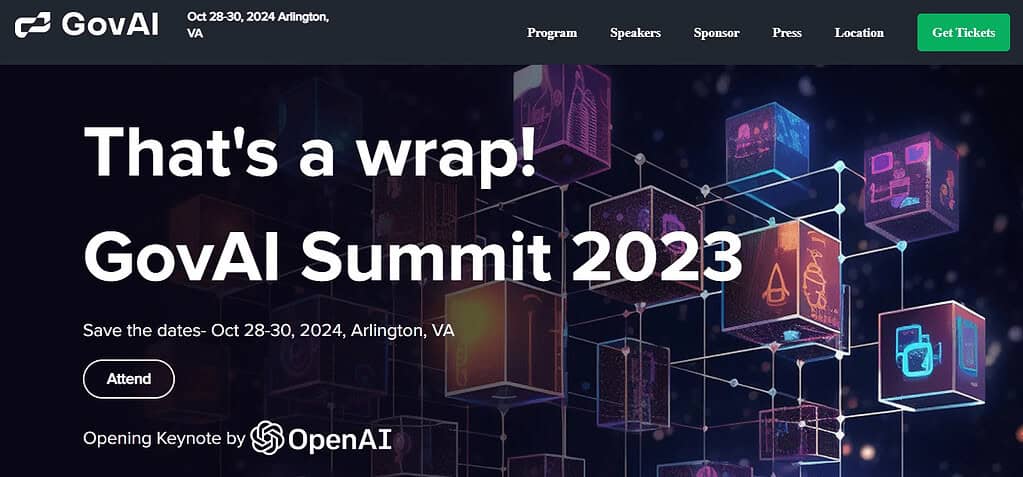 GovAI Summit (Best Ai Conferences)