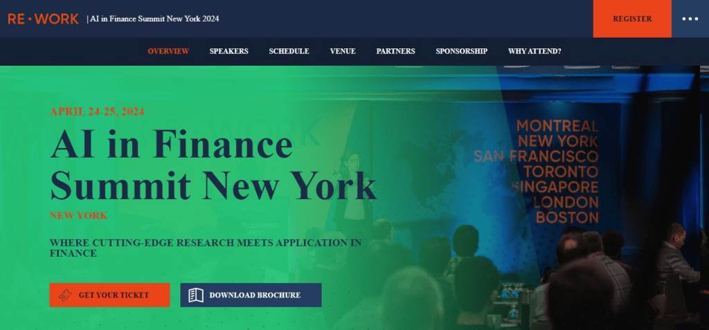  AI in Finance Summit (Best Ai Conferences)