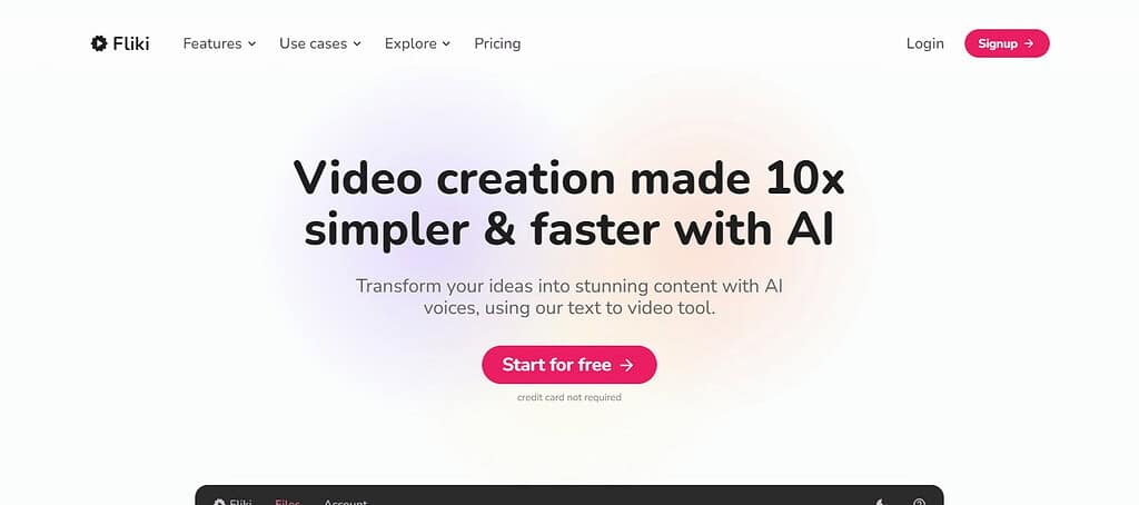Fliki (Best AI Chatbots)