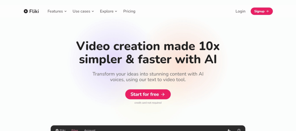 Fliki (Best AI Chatbots)